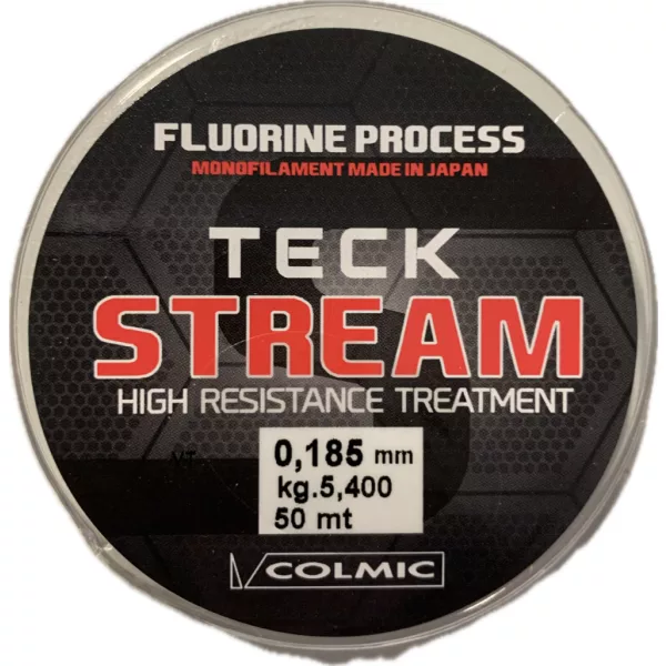 Colmic Teck Stream 50m 0,185mm Monofil Vorfachschnur