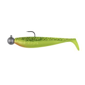   Fox Rage Bulk Loaded Zander Pro Shads UV Lemon Tiger 10cm 4/0 10gr Plastikköder