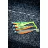 Fox Rage Bulk Loaded Zander Pro Shads UV Lemon Tiger 10cm 4/0 10gr Plastikköder