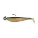 Fox Rage Bulk Loaded Zander Pro Shads UV Hot Olive 10cm 4/0 10gr Kunststoffköder