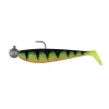 Fox Rage Bulk Loaded Zander Pro Shads UV Firetiger 10cm 4/0 10gr Kunststoffköder