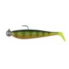 Fox Rage Bulk Loaded Zander Pro Shads UV Natural Perch 12cm 4/0 50gr Kunststoffköder