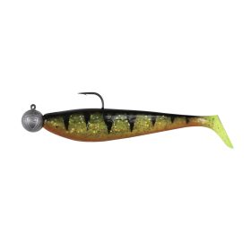   Fox Rage Bulk Loaded Zander Pro Shads UV Perch 12cm 4/0 50gr Kunststoffköder
