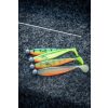 Fox Rage Bulk Loaded Zander Pro Shads UV Firetiger 12cm 4/0 50gr Kunstköder