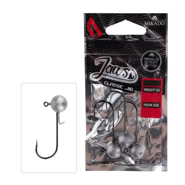 Mikado 3/0 Jaws Classic 10gr Jigkopf 3 Stk.