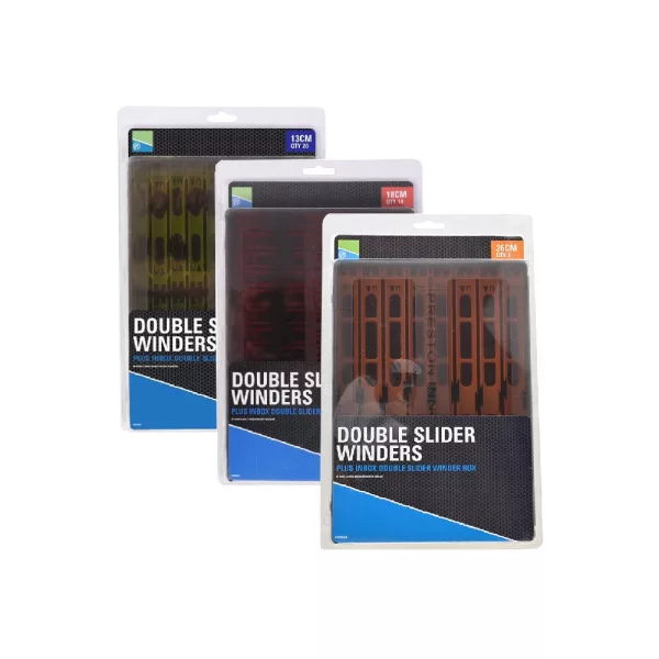 Preston Double Slider Winders In A Box Wickelbrett 18cm