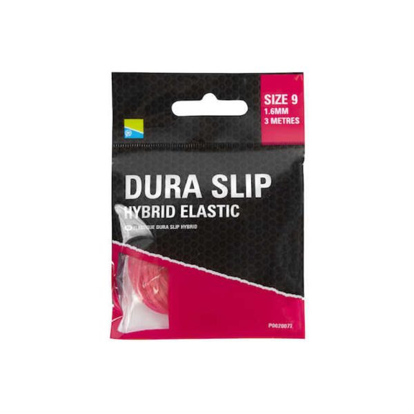 Preston Dura Slip Hybrid Elastic - Size 9 Kopfrutengummi 1,6mm/3m