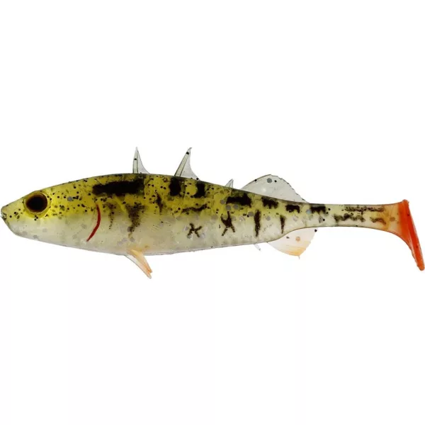 WESTIN Stanley the Stickleback Shadtail 9cm 7g - Pearl Stickleback 6 Stk./Pck. Plastikköder