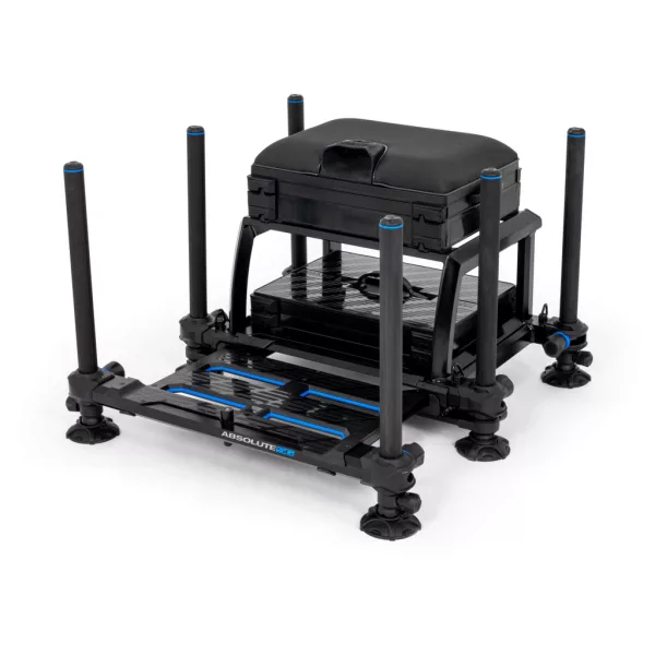 Preston Absolute 5G Station Black Edition Schwarz Wettkampfkiste 53x75x82cm