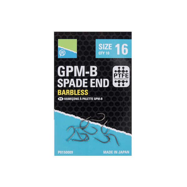Preston GPMB Hooks Size 12 Spade End Brassenhaken