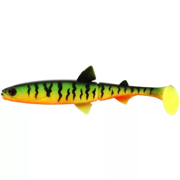 WESTIN HypoTeez Shadtail 9 cm 5 g Crazy Firetiger 6 Stück/Packung Gummiköder