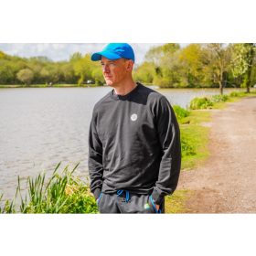 Preston Black Minimal Sweatshirt Pullover L