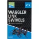 Preston Waggler Link Swivels Schnellkupplung