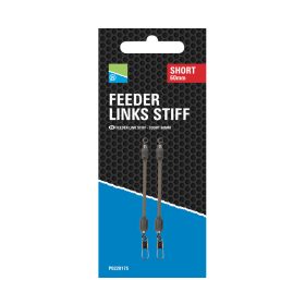 Preston Feeder Links Stiff Short 60mm Anti-Tangle 2 Stk.