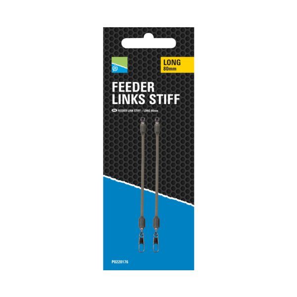 Preston Feeder Links Stiff Long 80mm Anti-Tangle 2 Stk.
