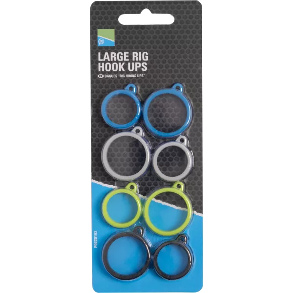 Preston Rig Hook Ups L Hakenhalter 8 Stk.