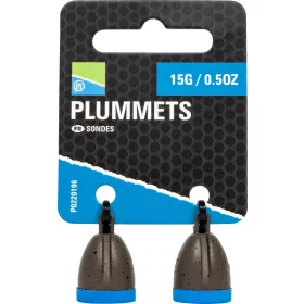 Preston Plummets Bodentiefenmesser Blei 15gr 2 Stk.