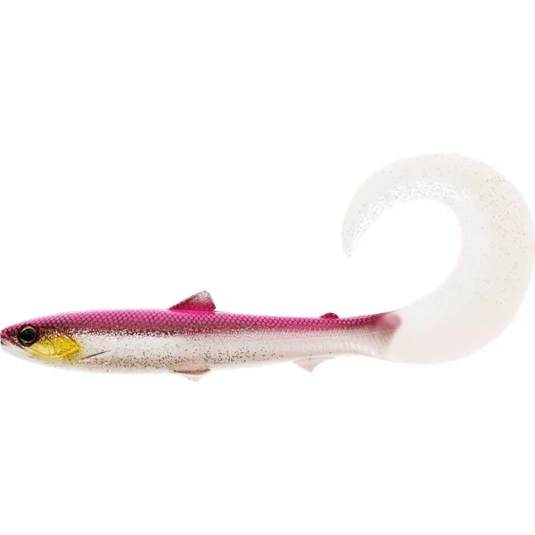 WESTIN BullTeez Curltail 10cm 6g Pink Headlight 2 Stk. Plastikköder