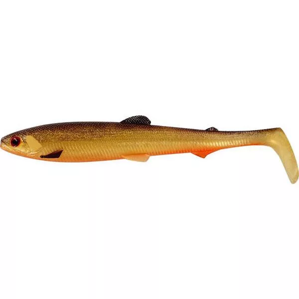 WESTIN BullTeez Shadtail 12,5cm 16g Gold Rush Box mit Plastikköder