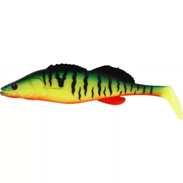 WESTIN ZanderTeez Shadtail 12cm 21g Crazy Firetiger Box mit Kunststoffköder