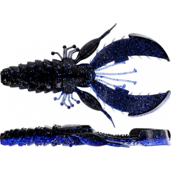WESTIN CreCraw Creaturebait 6,5cm 4g Black/Blue 6 Stück Kunstköder