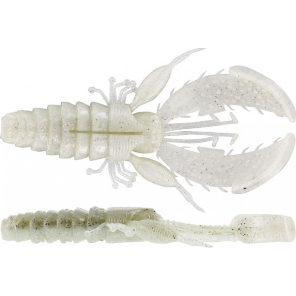 WESTIN CreCraw Creaturebait 8,5cm 7g Glow White 5 Stück Kunststoffköder