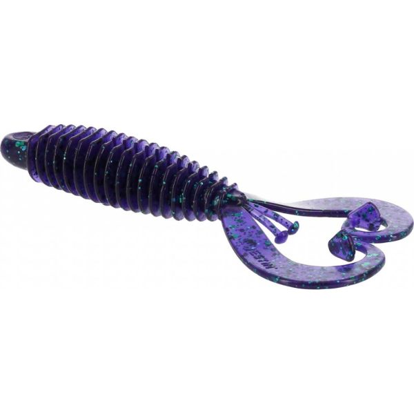 WESTIN RingCraw Curltail 9cm 6g Junebug 5 Stk. Plastik-Kunstköder