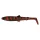 WESTIN BullTeez Shadtail 18cm 53g Motoroil Blood 1 Stk. Plastik-Kunstköder