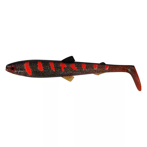 WESTIN BullTeez Shadtail 18cm 53g Motoroil Blood 1 Stk. Plastik-Kunstköder