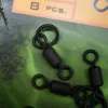 PB Products Ring Swivel 8 Wirbel mit Metallring 8 Stk.