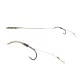 PB Products Combi Rig Stiff Curved Aligner 2 Fonott Előkötött Horog