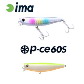 Ima P-CE 60S 6cm 10gr 003 Chart Back Pearl Wobbler
