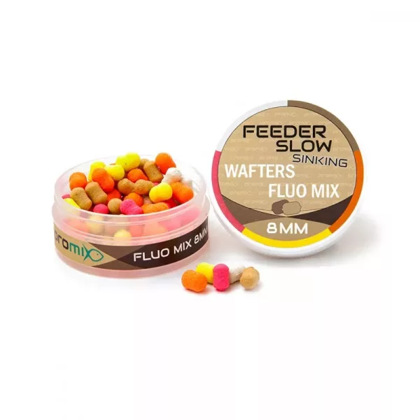 Promix Feeder Slow Sinking Wafters Fluo Mix 8mm Wafter 20gr
