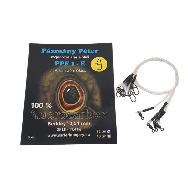 Pázmány Péter Berkley 100% Fluorocarbon Spinnvorfach 0,51mm 25cm
