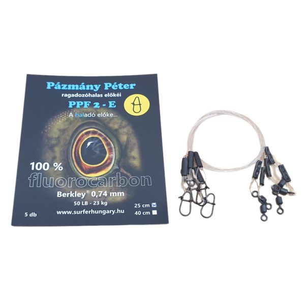 Pázmány Péter Berkley 100% Fluorocarbon Spinnvorfach 0,74mm 25cm