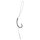 Prowess W-Rigs Loops Curve T6 Geflochtener Vorgebundener Haken