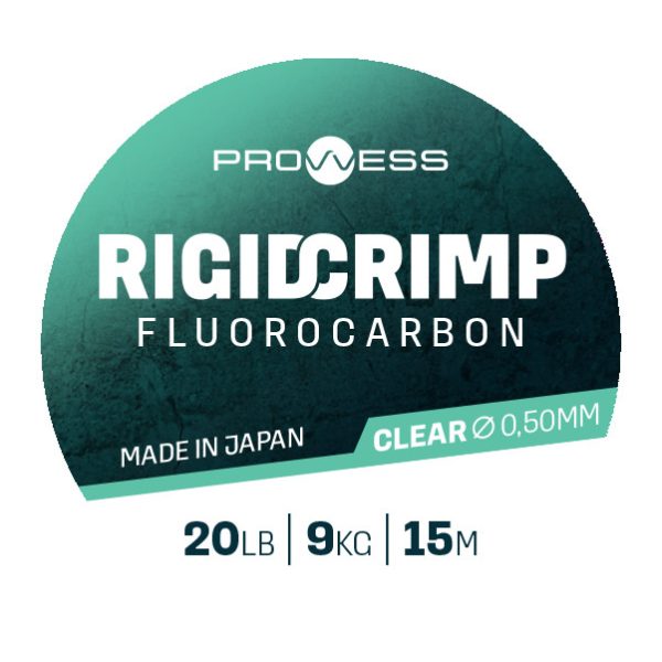 Prowess Rigid Crimp Fluorocarbon 0,50mm 15m Fluorocarbon Vorfachschnur