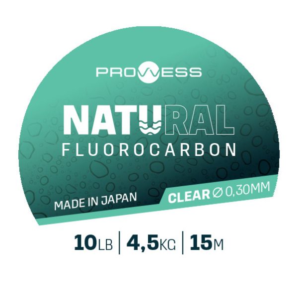 Prowess Natural Fluorocarbon 0,50mm 15m Fluorocarbon Vorfachschnur