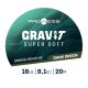 Prowess Gravi-T Super Soft X8 Dunkelgrüne Sinkende geflochtene Vorfachschnur 18lb 20m