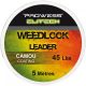 Prowess Weedlook Leader Line 45lb 5m Braune Vorfachschnur