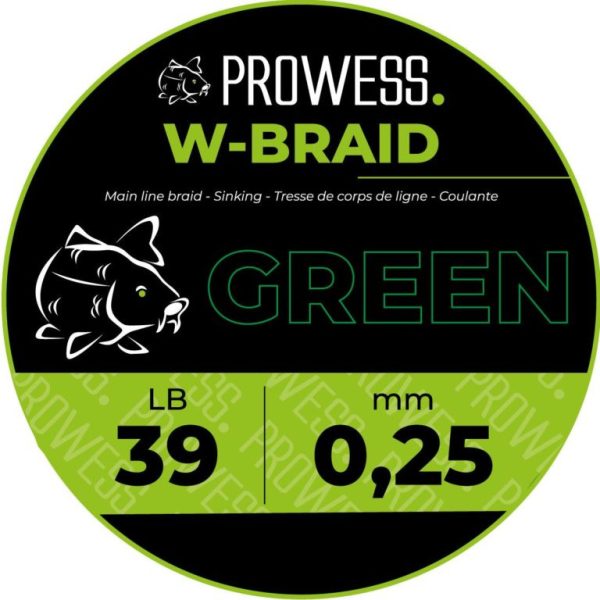Prowess W-BRAID Geflochtene Hauptschnur 0,35mm