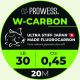Prowess W-CARBON 0,50mm Fluorocarbon Schnur / Boili-Vorfachschnur