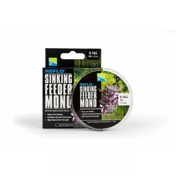 Preston Sinking Feeder Mono 0,18mm Hauptschnur