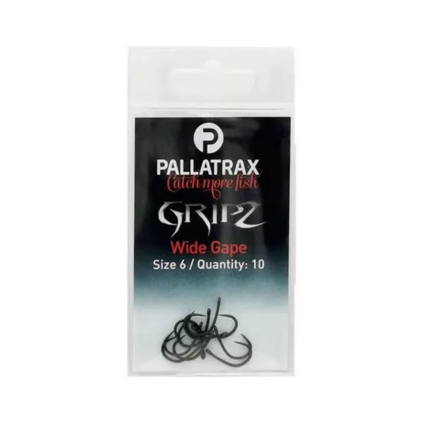 Pallatrax Gripz Wide Gape 6 Öhr, Widerhakenloser Haken 10 Stk.