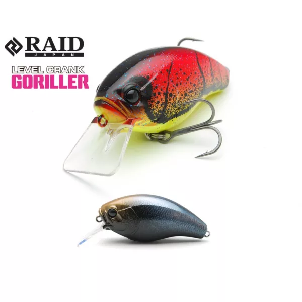 Raid Level Crank Goriller 6,6cm 17,5gr 016 Silver Back Wobbler