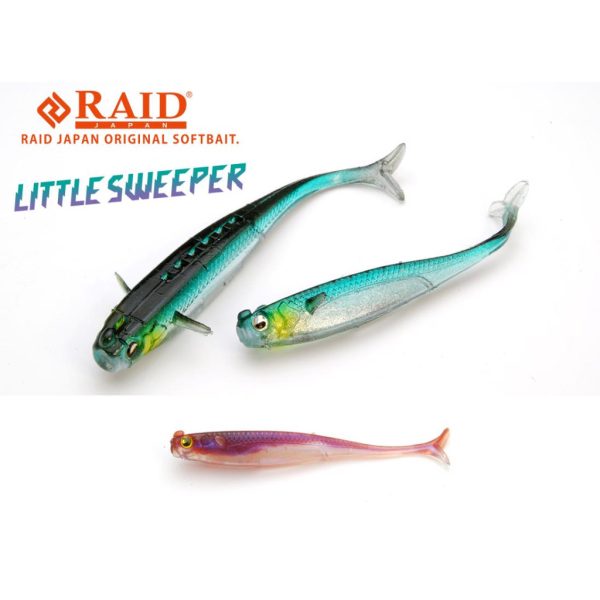 Raid Little Sweeper 6,3cm 048 Pearl Wakasagi Gummifisch 8 Stück