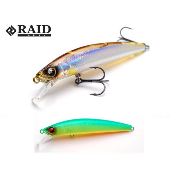 Raid Level Minnow Quik72 7,2cm 5,2gr 001 Lime Chart Wobbler