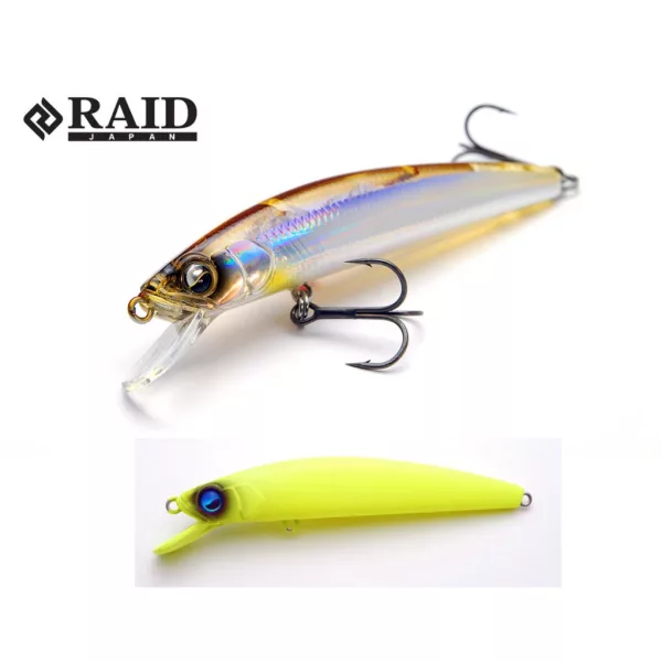 Raid Level Minnow Quik72 7,2cm 5,2gr 002 Lemon Power Wobbler