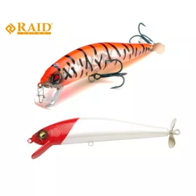 Raid Answer 10,7cm 14gr 009 Red Head Wobbler