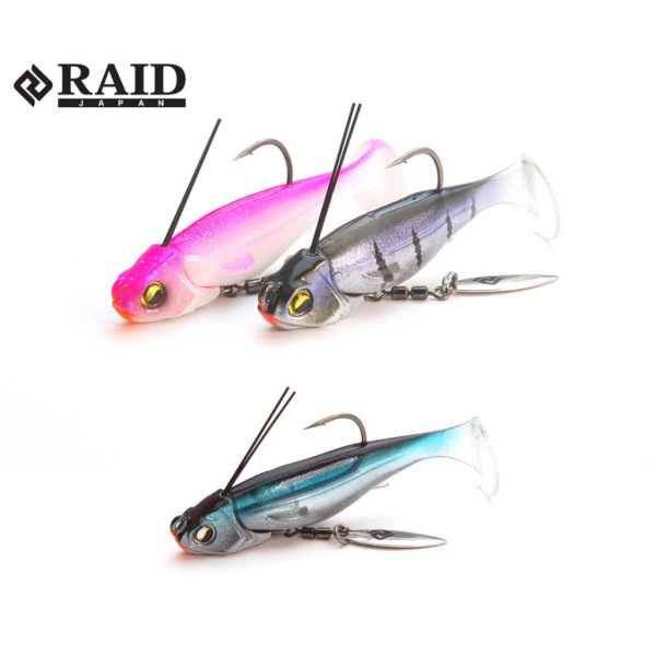 Raid Head Swimmer Libero 14gr 003 Ice Black Gummifisch 2 Stk.